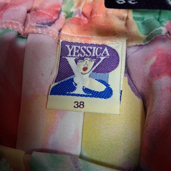 Yessica Floral Pastel A-Line Skirt - Picture 3 of 3